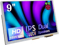 9 Inch Touch Screen Monitor with 1024x600 IPS Screen Mini Monitor for Raspberry Pi Laptop PC (Sliver