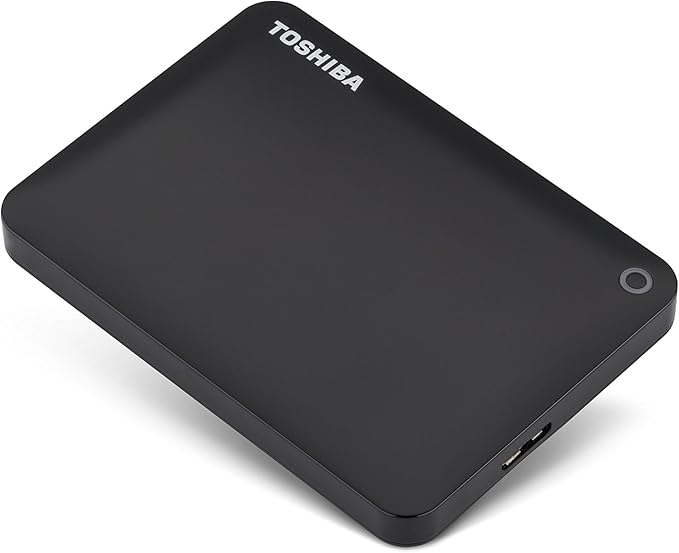 Toshiba Canvio Connect II 1TB Portable Hard Drive Black (HDTC810XK3A1)