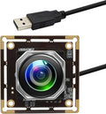 USB Camera Module 5Megapixels 1944P 30fps Color Camera Module with 185Degree Autofocus Fisheye Lens Lightburn Webcam for Linux Mac OS Raspberry pi Widely Used in Industrial Security Monitoring