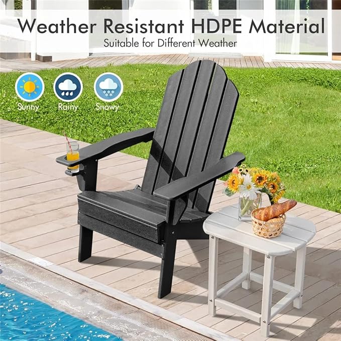 Office Chair Gaming Chair Computer Chair Folding Chair Footstool All Weather Black