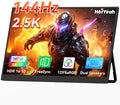 HotYeah 16 2.5K 144Hz Portable Gaming Monitor 2560x1600 QHD 125% sRGB USB-C HDMI Monitor for Laptop External Monitor w/180° Adjustable Kickstand for MacBook Laptop PC Phone Tablet Switch PS5