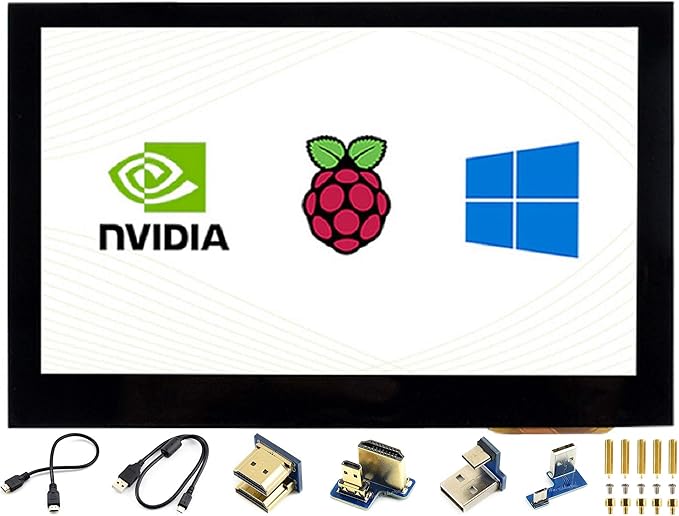 waveshare 4.3inch HDMI LCD (B) 4.3 800x480 Touch Screen LCD Capacitive Display IPS Monitor for Raspberry Pi 4B/3B+/3B/2B/A+/Zero/Zero W/WHJetson NanoPC Windows 10/8.1/8/7BB Black Banana Pi