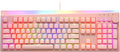 i-rocks K71M RGB Mechanical Gaming Keyboard with Media Control Knob Switches (Brown) 107 Keys w/Full NKRO PBT Keycaps Multimedia Hotkeys Detachable USB-C Cable and Onboard Storage Pink