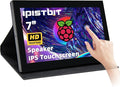 7 inch Portable Monitor 1024x600 HDMI Raspberry Pi Screen Dual-Speaker IPS LCD Display Mini Monitor for Laptop Xbox PS3 Raspberry Pi 5 4B 3B+