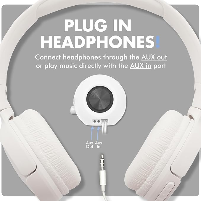 X9 Performance White Computer Speakers with RGB Lighting Bluetooth USB and AUX - Triple Mode Connection Dual 2.25 Drivers for Work and Play Bluetooth Desktop Speakers for PC - White