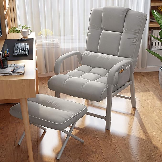 Office Chair Gaming Chair Computer Chair Tufted Executive Chair with Thick Seat and FootrestUpholstered High Back Conference Chair 360° SwivelErgonomic Computer Chair Home Modern Desk Chai