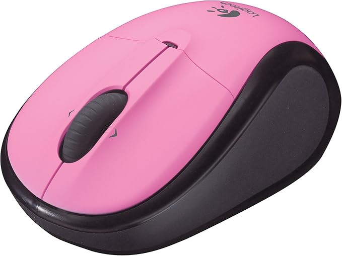 Logitech V220 Cordless Optical Mouse for Notebooks (Rose Pink)