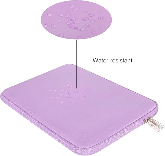 MOSISO Keyboard Mouse Pad SetLarge Gaming Mouse Pad&ampWrist Rest Support&ampLaptop Sleeve Compatible with MacBook Air/Pro13-13.3 inch NotebookNeoprene Bag with Small Case Purple