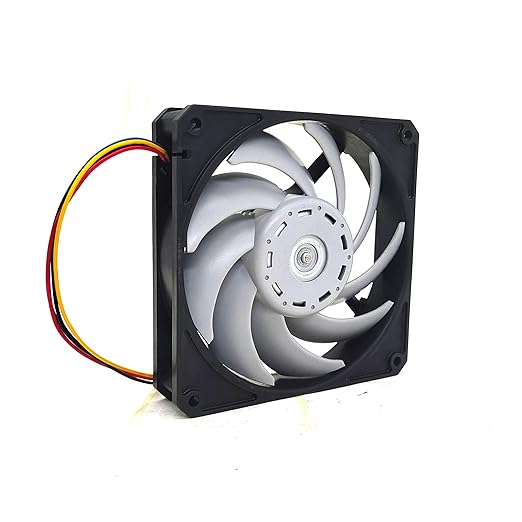 Ultra Quiet 12V Cooling Fan D1225C12B5CPAC1-12025 4-Wire 0.092A 97x97x33MM for Laptops and Electronics