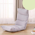 NaKeah 6-Position Indoor Adjustable Floor Chair Padded Gaming Sofa Chair with Backrest Perfect for Living Room BedroomA