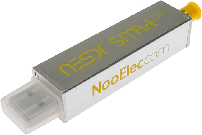 NooElec NESDR Smart XTR SDR - Premium RTL-SDR w/Extended Tuning Range Aluminum Enclosure 0.5PPM TCXO SMA Input. RTL2832U &amp E4000-Based Software Defined Radio