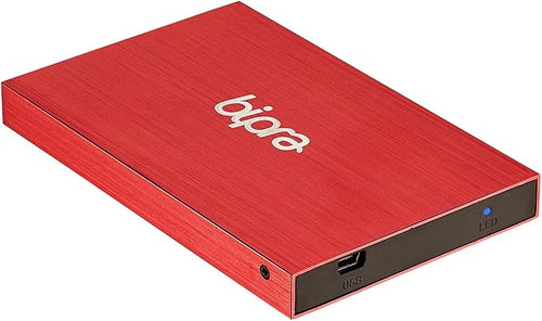 120Gb 120 Gb 2.5 Inch External Hard Drive Portable USB 2.0 - Red - Fat32 (120Gb)
