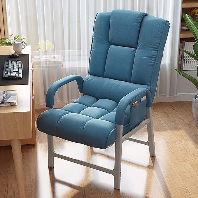 Office Chair Gaming Chair Computer Chair Tufted Executive Chair with Thick Seat and FootrestUpholstered High Back Conference Chair 360° SwivelFabric Office ChairErgonomic Computer Chair H