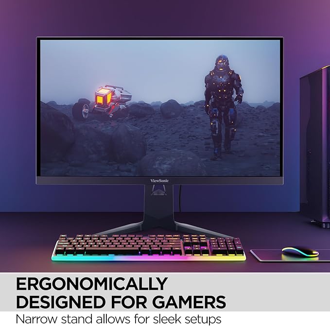 ViewSonic XG275D-4K 27 Inch 4K UHD Gaming Monitor with Switchable Refresh Rate Up to 320Hz 0.5ms Response Time AMD FreeSync Premium Advanced Ergonomics HDMI DisplayPort and 65W USB-C