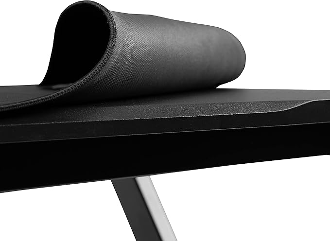 Flash Furniture Gaming Desk and Green/Black Racing Chair Set /Cup Holder/Headphone Hook/Removable Mouse Pad Top - 2 Wire Management Holes