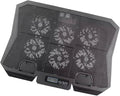 Laptop Cooling Pad with Quiet 15.6-inch Fan Adjustable Speed Blue LED Laptop Stand Cooler for Gaming and Office Use