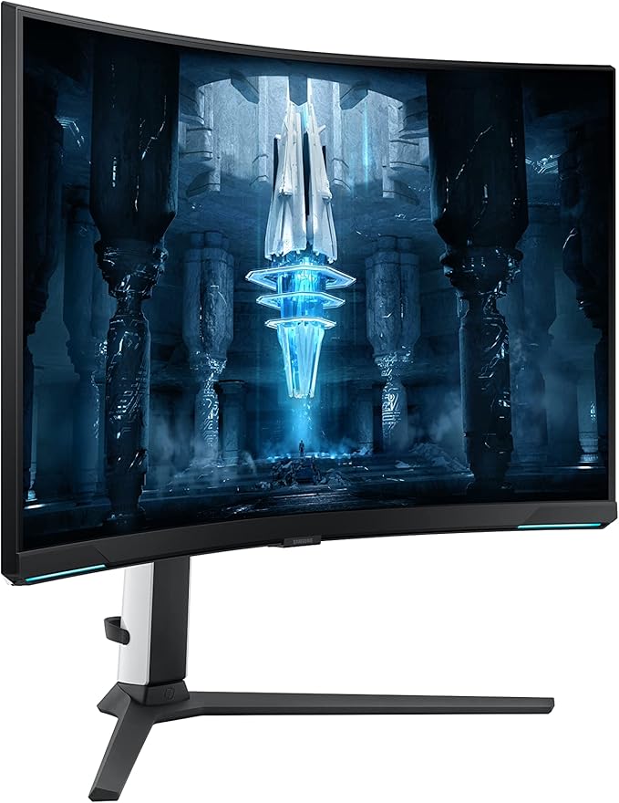 Samsung 2022 32'' Odyssey Neo G8 4K UHD 165Hz 1ms G-Sync 1000R Curved Gaming Monitor Quantum HDR2000 AMD FreeSync Premium Pro Ultrawide Game View DisplayPort HDMI Black (Renewed)
