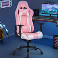 Ergonomic Gaming Chair Video Gamer Chair for Adults/TeensRacing Style Computer Chair with Lumbar Support Adjustable Rolling Desk Chair PU Leather Game Chair