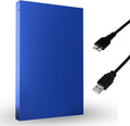 320GB External Hard Drive USB 3.0 Portable 2.5-Inch External HDD Backup Storage for Laptop PC Mac Gaming Console (PS3/PS4) – Blue