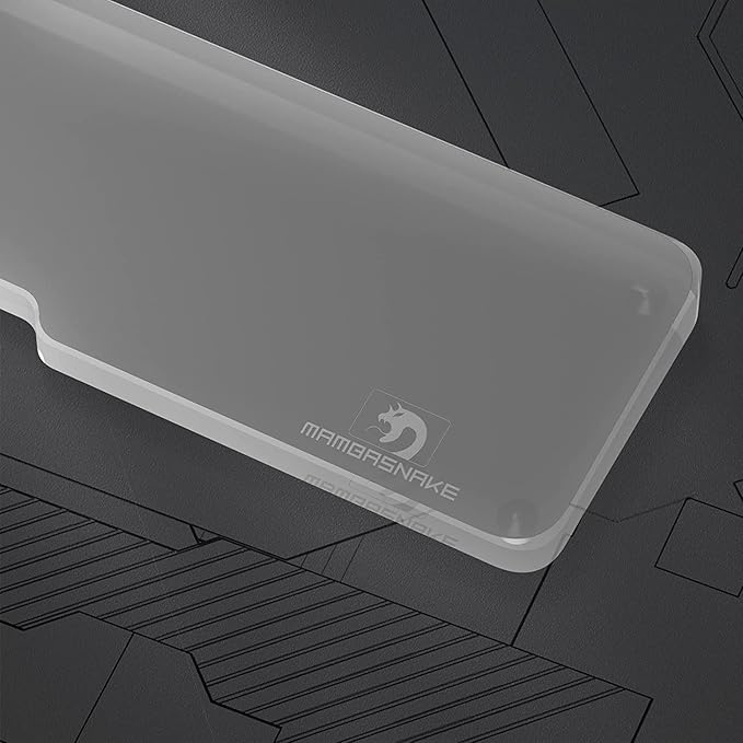 SELORSS Acrylic Keyboard Wrist Rest - Mini 61Key Keyboard- Mechanical Keyboards Ergonomic Palm Rest for Computer KeyboardAnti-Slip BaseWrist Pad for LaptopOffice &amp Home-Easy Typing