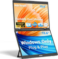 HotYeah Triple Laptop Screen Extender 15.6 1080P FHD IPS Folding Stacked Portable Dual Monitor USB C Travel Extended Computer Display w/VESA 180°Rotation Plug &amp Play for Laptops (Windows Only