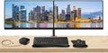 HP Series 3 Pro 24-inch 324pf FHD1080 LCD Monitor 2-Pack Bundled with Desk Mount Stand USB-C Multiport G5 Dock MK270 Wireless Keyboard &amp Mouse Gel Mouse &amp Wrist Pad