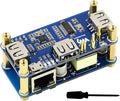 Bicool Power Over Ethernet (PoE) Ethernet/USB HUB HAT for Raspberry Pi Zero/Zero W/Zero WH 3X USB 2.0 Ports RJ45 Ethernet Port 802.3af-Compliant