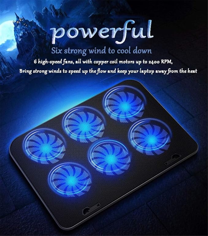 Laptop Cooling Pads Cooler Notebook Cooler Laptop Laptop Accessories Fan Stand (Color : Yellow) (Yellow)