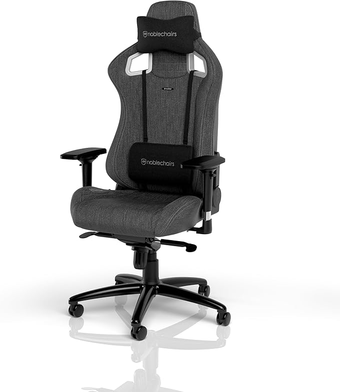 noblechairs Epic Reclining Gaming Chair and Reclining Office Chair Textile Fabric Tx Anthracite