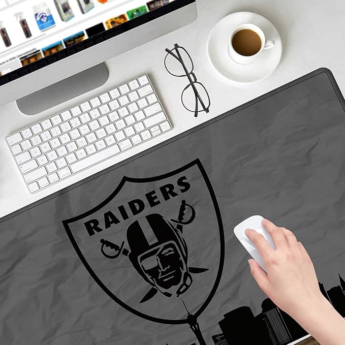 Large Mouse Pad Desk Mat for Home Office Gaming Mousepad Extended Desk pad - Computer Keyboard Mouse Mat with Non-Slip Base and Stitched Edge Office Desk Organizers and Accessories