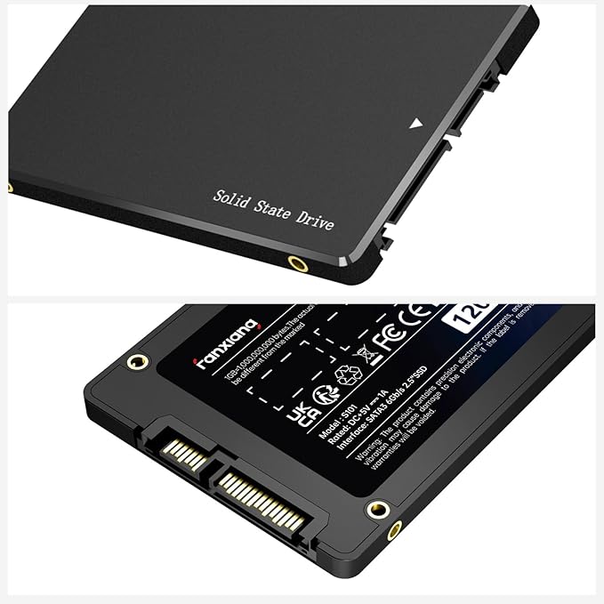 fanxiang S101 480GB SSD SATA III 6Gb/s 2.5 Internal Solid State Drive Read Speed up to 550MB/sec Compatible with Laptop and PC Desktops(Black)