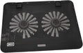 6 Inch Adjustable Laptop Cooling Stand with Large Fan Notebook Cooling Support Holder for Heat Dissipation Black Suitable for Gaming and Office Use