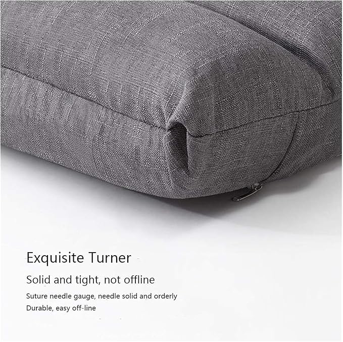 ELEFOCUS Folding Sofa Chair Folding Floor Chair Meditation Chair with Backrest Leisure for Bay Window Bedroom(Khaki)