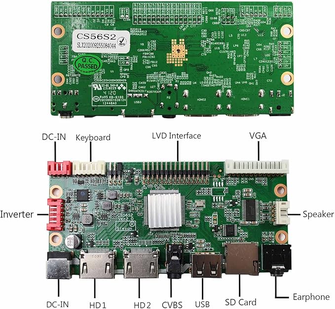 VSDISPLAY 28 28 Inch DV280FBM-NB2 1920x360 IPS LCD Screen Outdoor High Brightness Long Strip Display with USB SD Controller Board