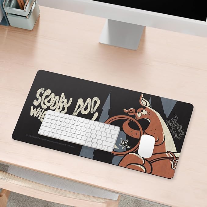 Head Case Designs Officially Licensed Scooby-Doo Romethin's Out There Character Art 23.62 x 11.81 x 0.12 inches (600 x 300 mm) - L Gaming Office Desk PC Keyboard Mouse Mat Pad