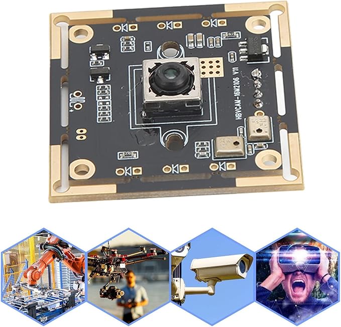 16MP High Definition Camera Module with Autofocus 80° Wide Angle Lens No Distortion USB Interface and Dual Digital Silicon Microphone for Industrial and Advertising Application