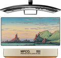 MPCO. Original Large Gaming Desk Mat – 36 x 17 Duraglyde Ukiyo-E Ryugashima Island Full Desk Mouse Pad for Smooth Precision – Non-Slip Washable Extra-Large PC Mouse Pad for Gaming Sessions
