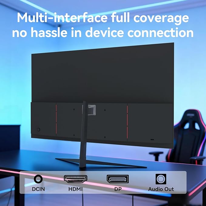 27 Inch FHD (1920x1080) Gaming Office Monitor165Hz Refresh Rate HVA Panel Computer Monitor 1000:1 Contrast Ratio100% sRGB HDMI and DisplayPort Interfaces (G27X)