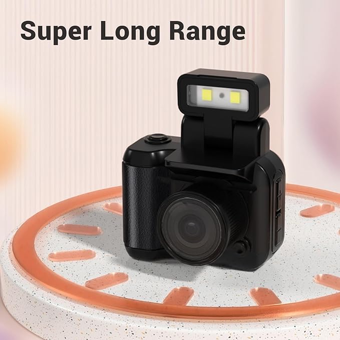 Greensen Pocket Size 2MP Camera 1080P Resolution 600 Mins Battery Flashlight Micro Video Camcorder for Daily Use Special Events