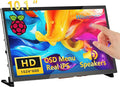 Touchscreen Monitor for Raspberry Pi 10.1'' IPS LCD Screen 1024 * 600 Smooth Touch Built-in Dual Speakers HDMI Input Compatible with Raspberry Pi 5/4/3/Zero Easy Set-up Driver-free (10.1 Inch)