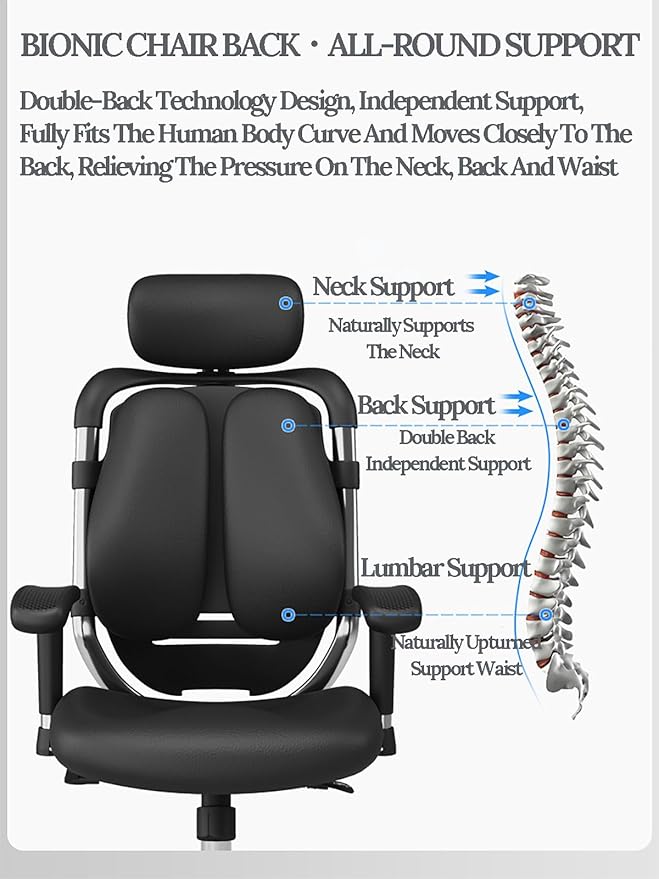 JSWHYBD Gaming Chair with Footrest Office Chair High Back Ergonomic Computer Chair with Lumbar Support Task Chair Reclining Computer Chair Gaming Video Black