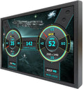 VSDISPLAY 8 Inch 1280x800 IPS LCD Monitor Portable Small Display Supports Theme Edit for Computer PC Case Inside Screen Monitoring CPU GPU RAM Temp DataBlack