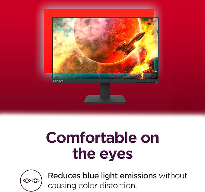 Lenovo L22-4e - Office Monitor - 21.5 FHD IPS Display - 100Hz Refresh Rate - 4 ms MPRT - 99% sRGB - Raven Black - Tilt Stand