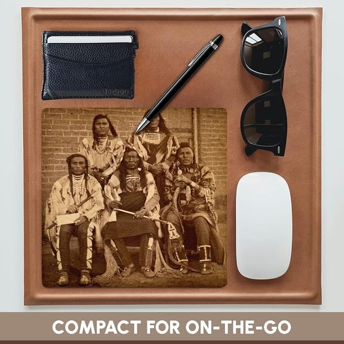 3dRose Crow Indian Chiefs Fargo Dakota Territory Circa 1879 Mouse Pad (mp_97717_1)