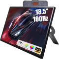 18.5 Inch Large Portable Monitor for Laptop 120Hz 1080P FHD IPS Portable Travel Second Screen Display for/Phone/Xbox PS4/5 125% sRGB Dual Speakers VESA &amp Storage Bag