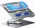High Efficiency Notebook Coolers Pad Magnetic Levitations Stand Elastic Fit Compatibility