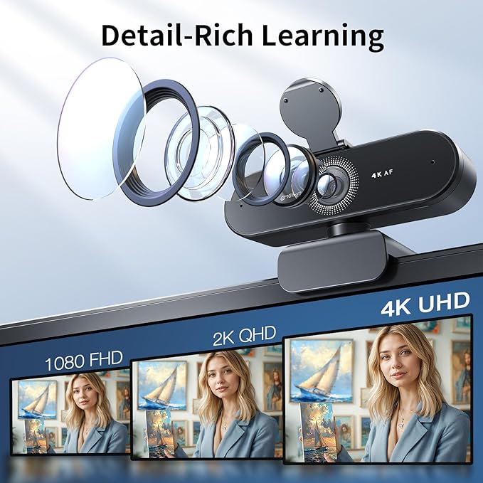 EMEET NOVA 4K PDAF Autofocus and C9501080P Webcams