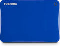Toshiba Canvio Connect II 2TB Portable Hard Drive Blue (HDTC820XL3C1)