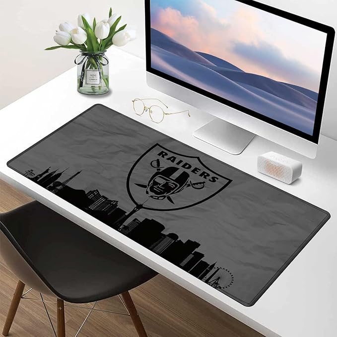 Large Mouse Pad Desk Mat for Home Office Gaming Mousepad Extended Desk pad - Computer Keyboard Mouse Mat with Non-Slip Base and Stitched Edge Office Desk Organizers and Accessories