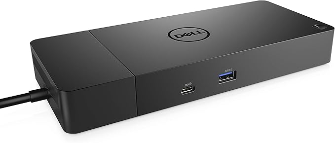 Dell Dock WD19S 180W WD19S-180W Wired USB 3.2 0DELL-WD19S180W 99111874 (WD19S-180W Wired USB 3.2 Gen 2 (3.1 Gen 2) Type-C 101001000 Mbit/s Black 5120 x 2880 Pixels DC)